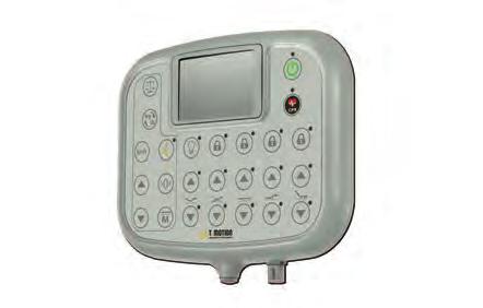TNP5 series - Care Motion - Maximum available buttons: 25 - Control up to 7 channels in connection with TC8 - Protection class: IP42, IP54, or IP66 - Can hook on the rail - Can be used as lock-out