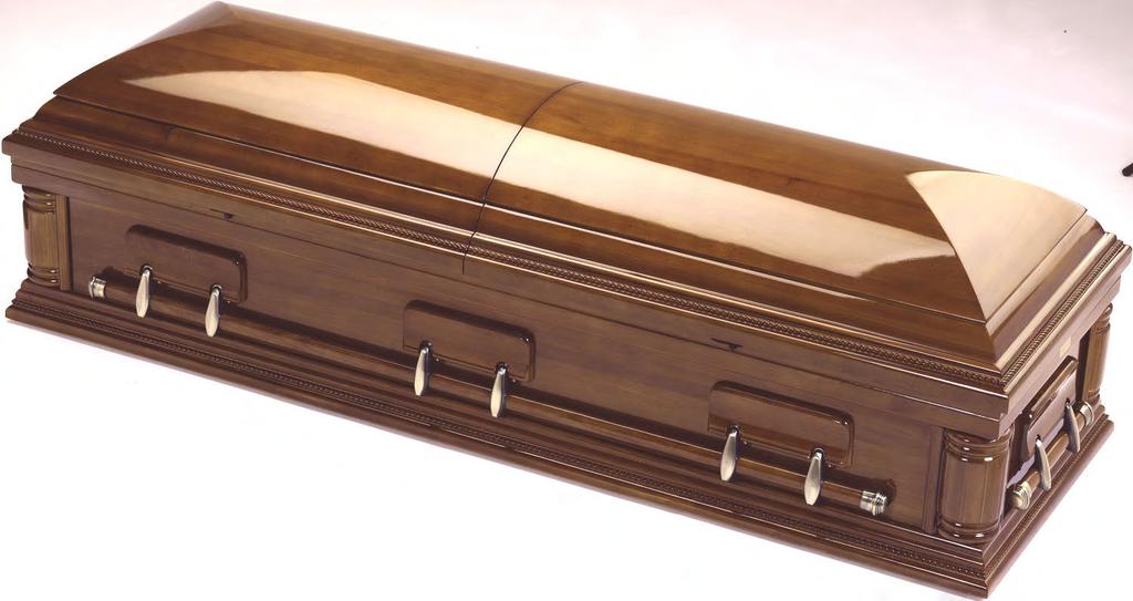 Provincial Solid Poplar casket.
