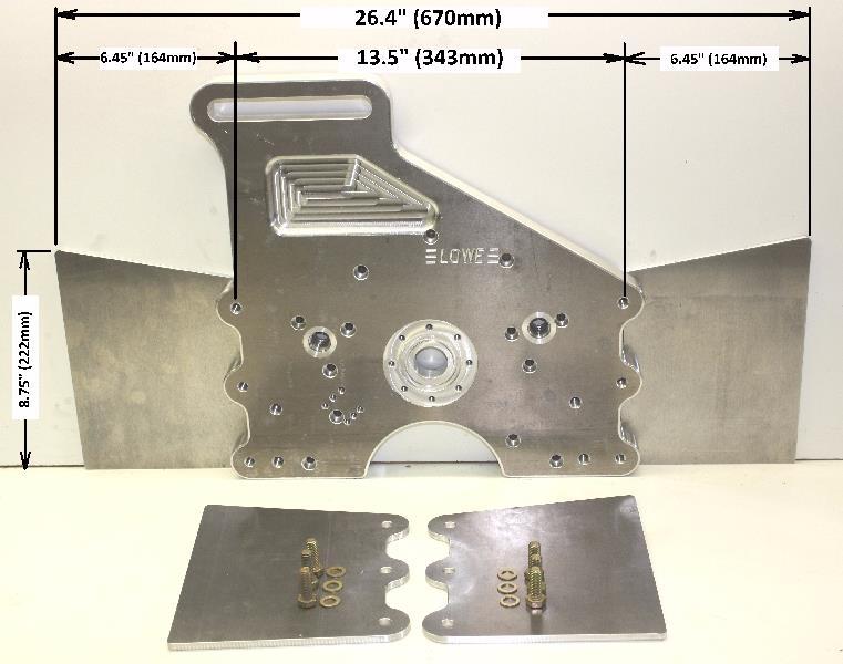 We machine our crank support plates and front cover plates to very exacting CNC standards but often they bolt to a factory production engine block and their standards are usually not at tight as ours