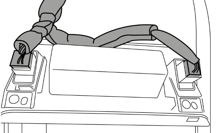 a) Using trim removal tool, remove heated seat trim. Fig. 10 Fig. 2 8) Remove Front Trim. a) Disconnect connectors from heated seat swiches and set trim aside. FRONT REAR Fig.