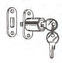 Sliding Door Locks Lead Time 4-6 weeks 994/995 990/992 Standard Product No. Description Pack Qty List 990-14-11 Sliding Door Lock Plunger bolt 10 7.75 ea.