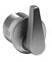 Turnknob Cylinders Lead time 4 weeks unless listed below. Standard Turnknob 4 lengths 16 cams (See page 7) Model Length Available Finishes List 7151 15 16" (23.8 mm) 03, 13, 26D, 28, 29, 46 10.