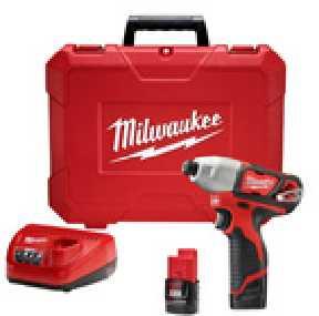 MLT245320 M12 Fuel 1/4" Hex Impact Driver (Bare Tool Only) Milwaukee 2453-22 M12 Impact Driver Kit Milwaukee M12 Impact Driver Kit - 2453-22 The M12 FUEL 1/4" Hex Impact Driver Kit delivers maximum