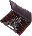 0 AF Hex Key Wrenches with Ring Holder Set of 0 hex keys with holding ring. Chrome vanadium steel. Black.