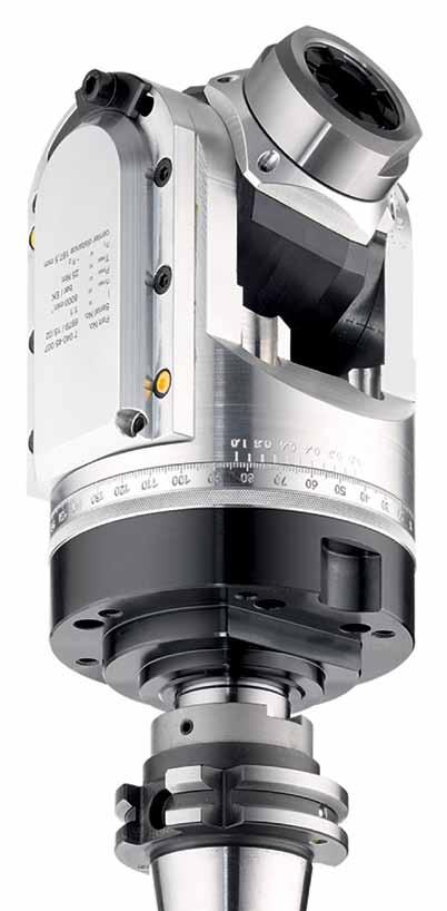 Universal Angle Heads +/- 90 adjustable - standard duty Ideal for machining at compound angles Can be tool changed on