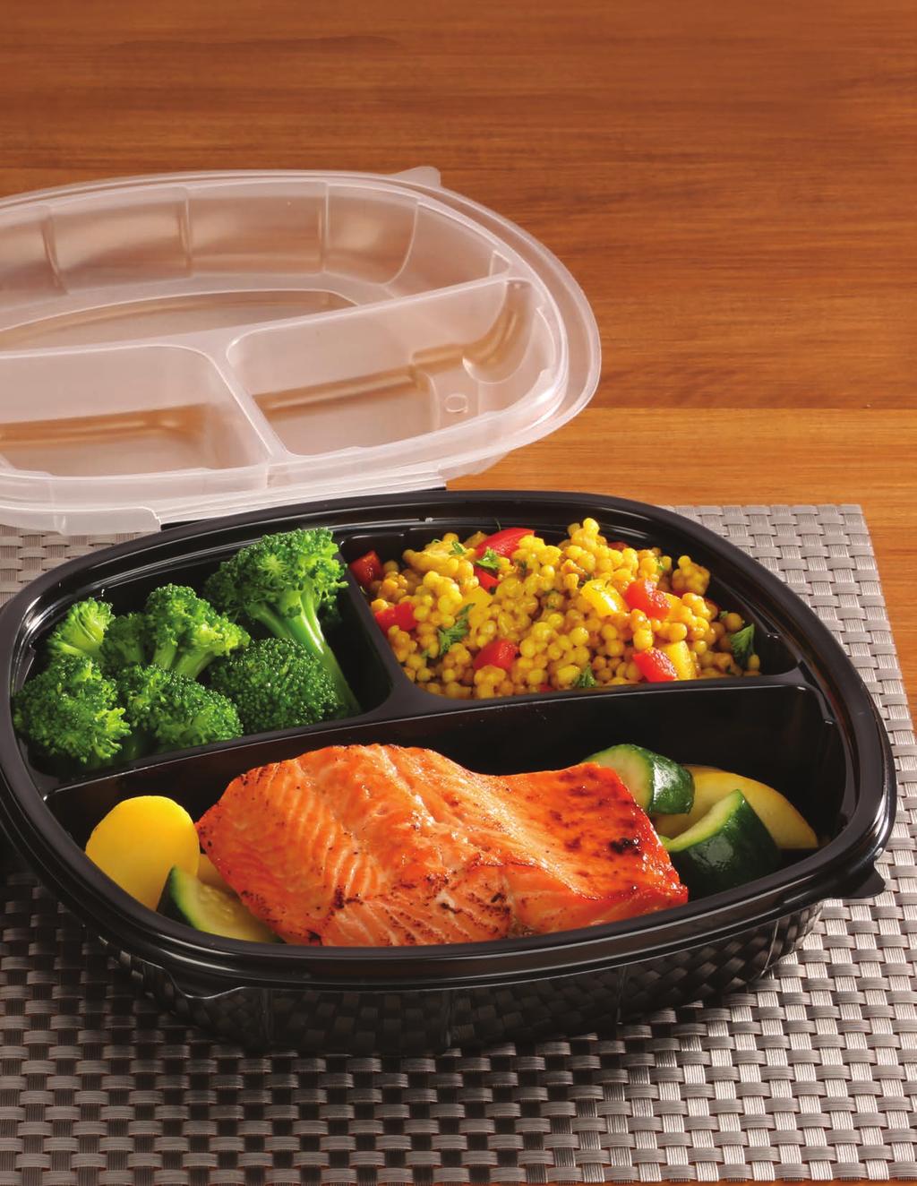 MICROWAVEABLE BREAK-AWAY FEATURE RECYCLABLE* * Where facilities exist. Some may not be available in your area. ITEM NUMBER 1000454 Base Lid 21.9 oz. 6.00 x 6.