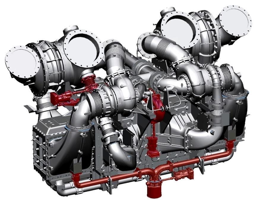 W31 engine is equipped with 2-3