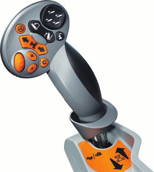 Three-point hitch and Auto PTO The NEW CommandGrip multi-function controller (Auto Command CVT controller pictured) provides fingertip control of up to eight frequently used functions, including: