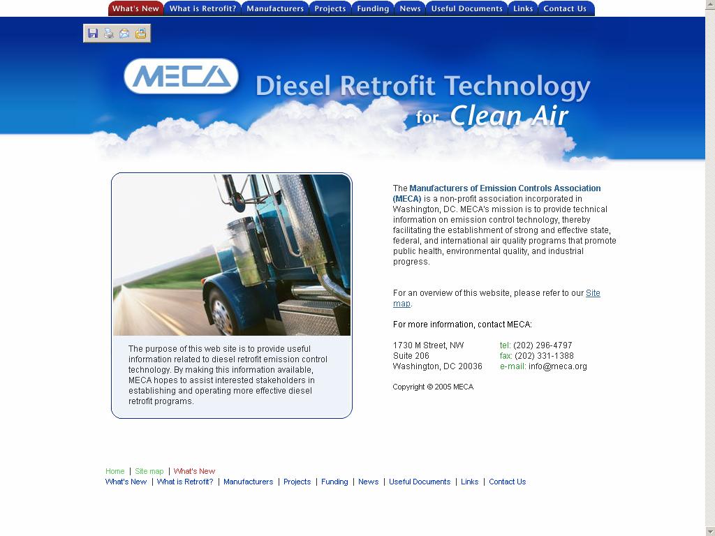 MECA s Retrofit Resource: www.dieselretrofit.
