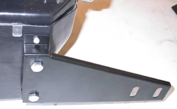 Bend hookup tubes to be in approximate location as shown. Locate rear unit mounting bracket and (2) ¼ -20 x 5/8 hex head screws.
