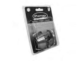 Pamex Locks VISUAL PACKS FD201-VP Single Cylinder Deadbolt US10B 12 13 $29.33 FD2P1-VP Single Cylinder Deadbolt US15 12 13 $26.40 FD202-VP Double Cylinder Deadbolt US10B 12 15 $35.