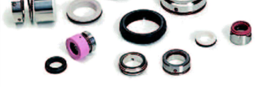 Shaft sealing The following types of shaft seal systems are available: - Lip seal: For low pump pressures and slow speeds.
