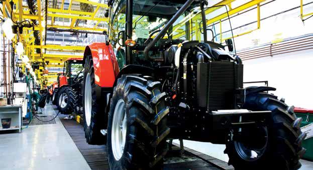 PRODUCTION Production of Zetor tractors and engines is concentrated at the heart of Europe.