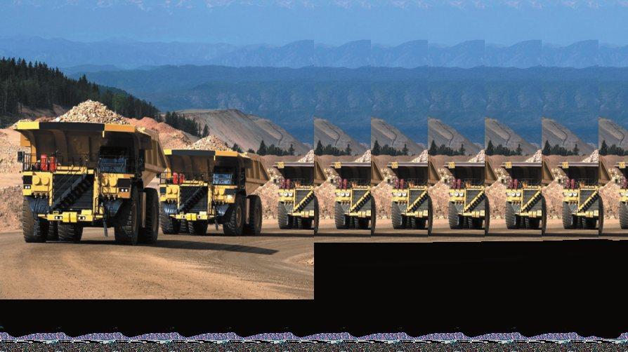 TRUCKS THE RAIL-VEYOR VS COMPETITORS Haulage trucks have often been associated as the quickest and simplest way to move material, but with the introduction of the Deebar Rail-Veyor system, material