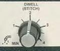 Dwell control, off weld time for stitch welding Mode selector control