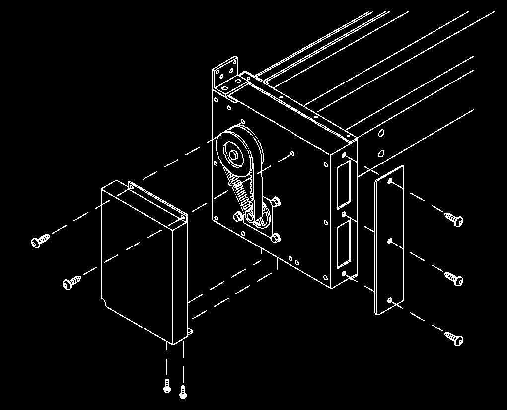 The screws are located in the small parts carton. (See Figure 18.) Side Column HEAD ASSEMBLY Lifting pockets are provided on the shipping cradle for some models. (See Figure 19.