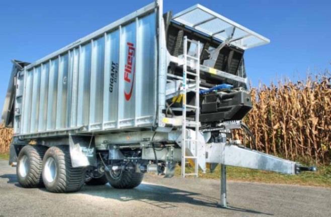 41 Fliegl Agrartechnik GmbH is touting electrically powered axles on trailers as a way to improve material handling/transport efficiency (as shown in Figure 19).