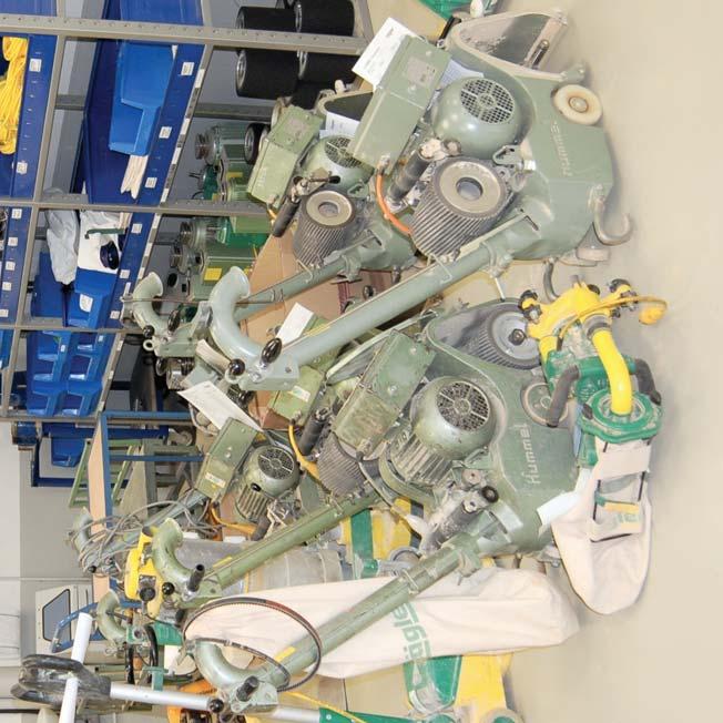 THE HUMMEL - SUSTAINABILITY IN A NUTSHELL The HUMMEL as an example All LÄGLER machines are engineered so all components can be easily cleaned and maintained by the user.