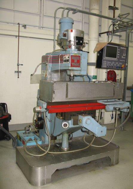 TREE MILL- ING MACHINE, 3-AXIS, X-27, Y-14, Z-5, 10 X 44 TABLE,60-4200 RPM