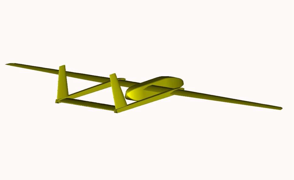 THE AERODYNAMIC DESIGN OF AN OPTIMISED PROPELLER FOR A HIGH ALTITUDE LONG ENDURANCE UAV Figure 1 HALE UAV Concept Chord (m).6.5.4.3.2.