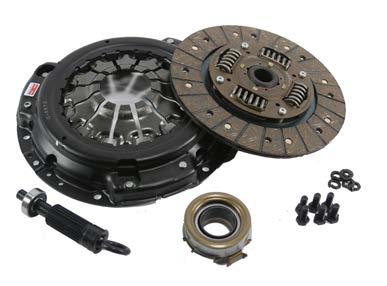 Stage 2 Clutch Kit 200-450 wtq* This assembly provides up to an 80% increase in torque capacity and is properly suited for aggressive street use and moderate track use.