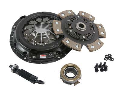 Stage 3 Clutch Kit 250-525 wtq* This segmented ceramic material with a performance pressure plate will provide the ultimate performance in street and strip combinations.