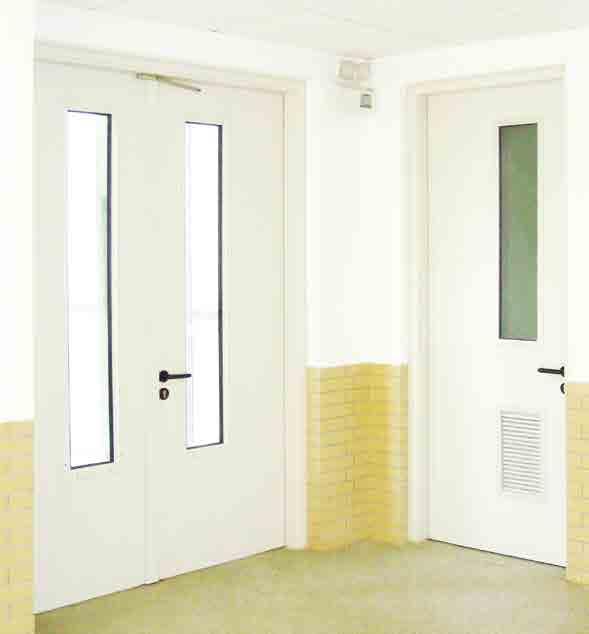 Double-leaf door (mm) 00-3000 1600-3000 HM-1 Sound insulation: Single-leaf door: 33 db Double-leaf door: 33 db Thermal insulation: Single-leaf door: 1.