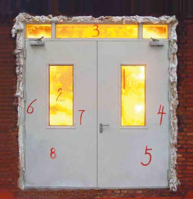 Fire-rated doors according to British Standard!