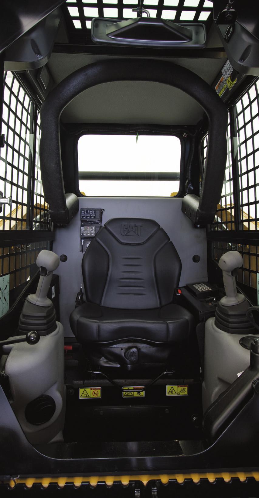 Operator Station Superior comfort to keep you productive throughout the work day. All Day Comfort Comfort and ease of operation have been designed into every aspect of the operator station.