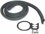 Metre 51555 Rubber Section 6mm