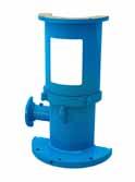 Discharge Heads / Column Discharge Heads The discharge head functions to change the direction of flow from vertical to horizontal and to couple the pump to the system piping in addition to supporting