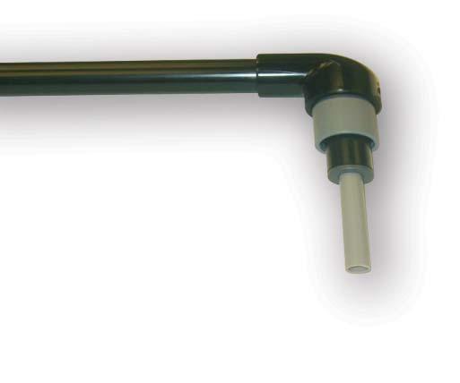 pistol requires 1 1.7 bar Correct installation for spacer tubes specified in Tables 4 and 5 4 Push the spacer tube completely against the probe top.