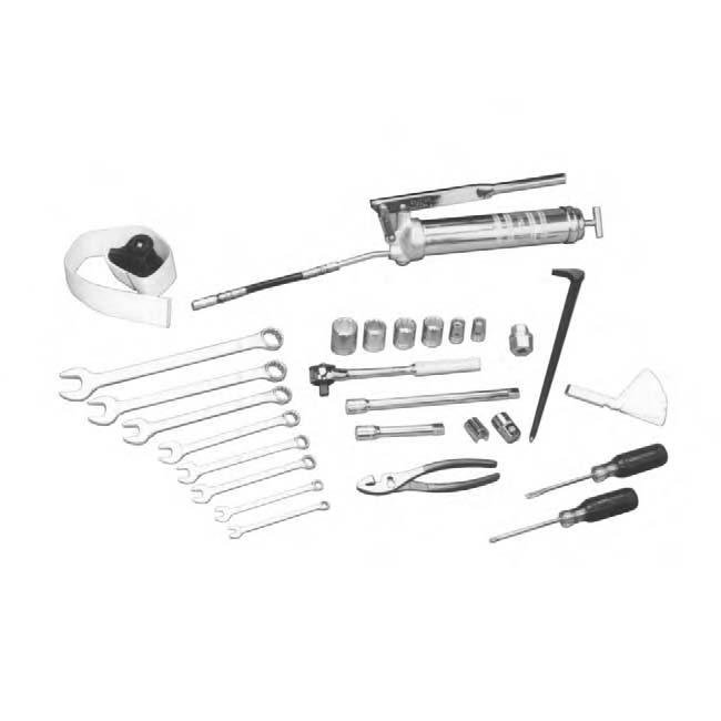 Hand Tools (Inch) 222-7876 Student Tool Set Warranty: See individual part number A specially selected set of basic hand tools for students in the Cat Model Dealer Service Technician Program Premier