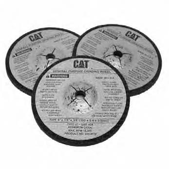 Wheels Type 27, 6 inch Grinding Wheels Designed for rough grinding applications on ferrous metal such as grinding/ smoothing weld seams and cleaning/shaping metal surfaces Abrasive 1065106 Part