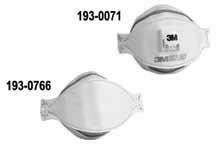 193-0766 193-0071 Replaces 4C-8761 Dust/Mist Respirator 193-0766 and 193-0071 meet NOISH 42 CFR 84 N95 requirements.