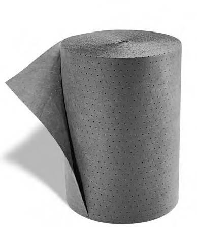 Chemical Spill Protection Lightweight Absorbent Roll Warranty: Manufacturer s Lightweight, gray, absorbent mat designed to cover areas prone to overspray and spills, leaving a cleaner, safer work