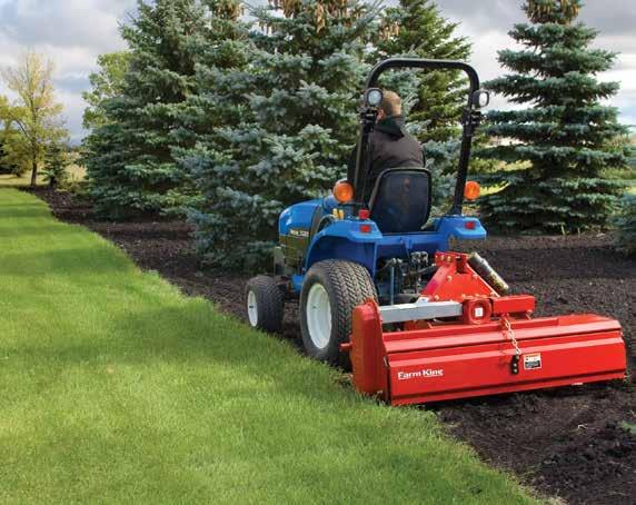 ROTARY TILLER ROTARY TILLER PRODUCT OVERVIEW Built for landscaping gardens, orchards, nurseries, hobby farms and homesteads Category I, opt.