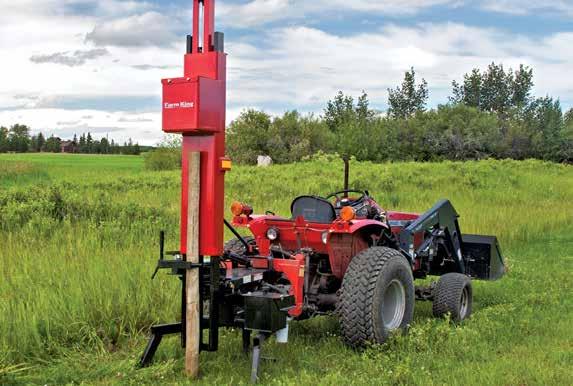 POST DRIVER POST DRIVER PRODUCT OVERVIEW Built for fast, easy fence post installation Category I and II 100,000 lb at full impact Self-contained hydraulic