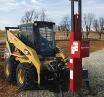 POST DRIVER THE FARM KING 3-POINT POST DRIVER WORKS WITH YOUR TRACTOR OR SKID-STEER FOR EFFICIENT EFFORTLESS POST DRIVING.