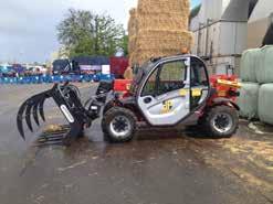 5 Ton 2,105mm CAPACITY 3 Ton 2,070mm CAPACITY 5 Ton These semi-industrial forklifts are smaller and more compact than the rough terrain series and offer excellent