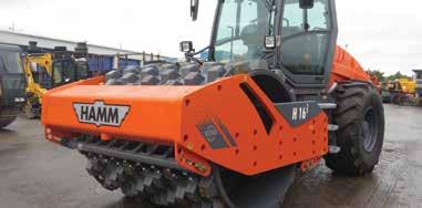 16 tonne Self-propelled ROLR2016 HAMM H16i 16T Self-propelled Padfoot ROLR2016 HAMM H16iP Automatic traction and slip control - Max