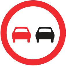 Märk 345 keelab sõiduki, autorongi ja masinrongi, mille tegelik pikkus koormaga või ilma on suurem, kui märk  (5)