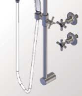 Disc INT354-3/4 turn Ceramic Disc 40 TRADITIONAL SHOWER SET WITH SP271 HAND HELD SHOWER AND 1.