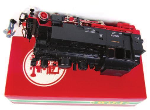 477 ETS 2-rail electric goods set comprising red/yellow 0-4-0 loco No.