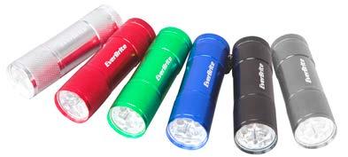 LED bulb for super brightness, lasts up to 100,000 hrs.