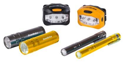 Heavy duty batteries included (2xAAA+2AAA) 0 Headlight 2 Flashlight Pen