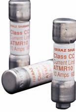 ATMR (Class CC) - 600Vac/600Vdc Fuse Links Class CC AMP-TRAP AC: / to 30A, 600VAC, 200kA I.R. DC: / to 30A, 600VDC, 0kA I.R. Fast Acting Very Current-Limiting / ATMR/ C27789J /8 ATMR/8 P2934J 2/