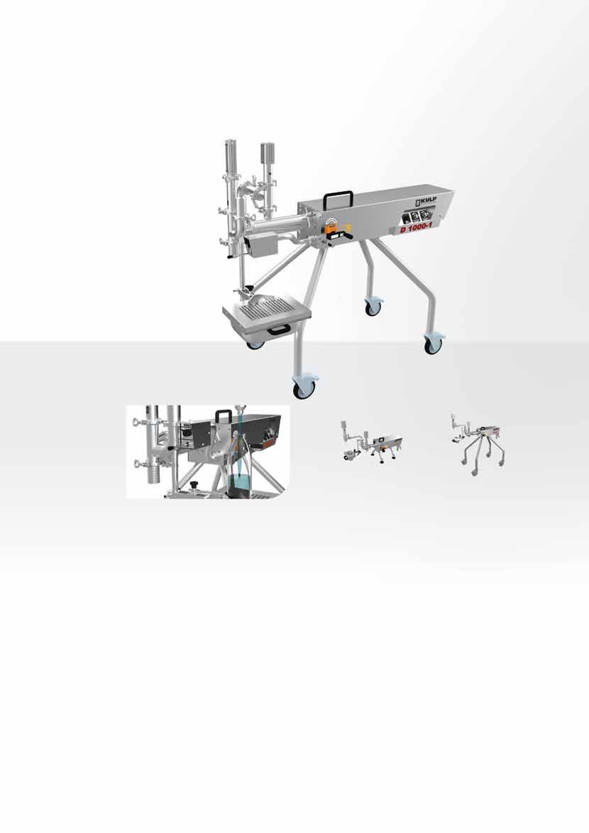 Semi Automatic Filling Machines Filling Liquids Easy connections by clamps with out using tools.