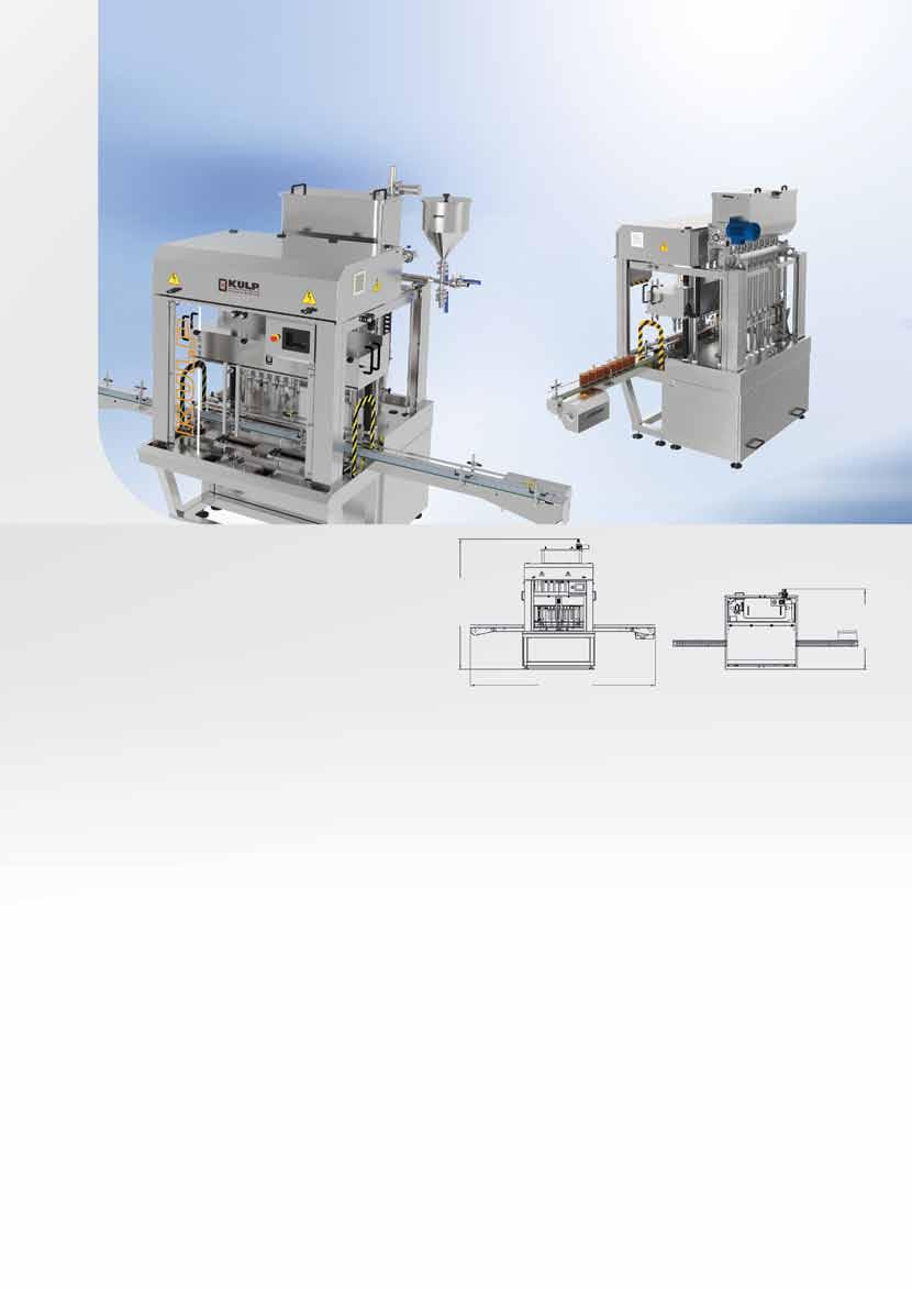 Automatic In-Line Filling Machine KULP Automatic In-Line Filling Machines KULP Automatic In-Line Filling Machines are designed to fill from 5 ml up to 5.