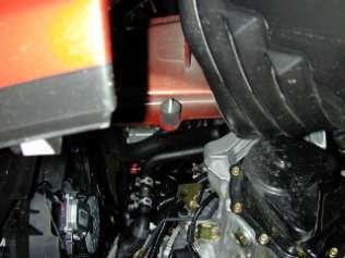 Also, using the supplied ¼ bolt and nylock nut, attach the BP sensor to the intake pipe if equipped.